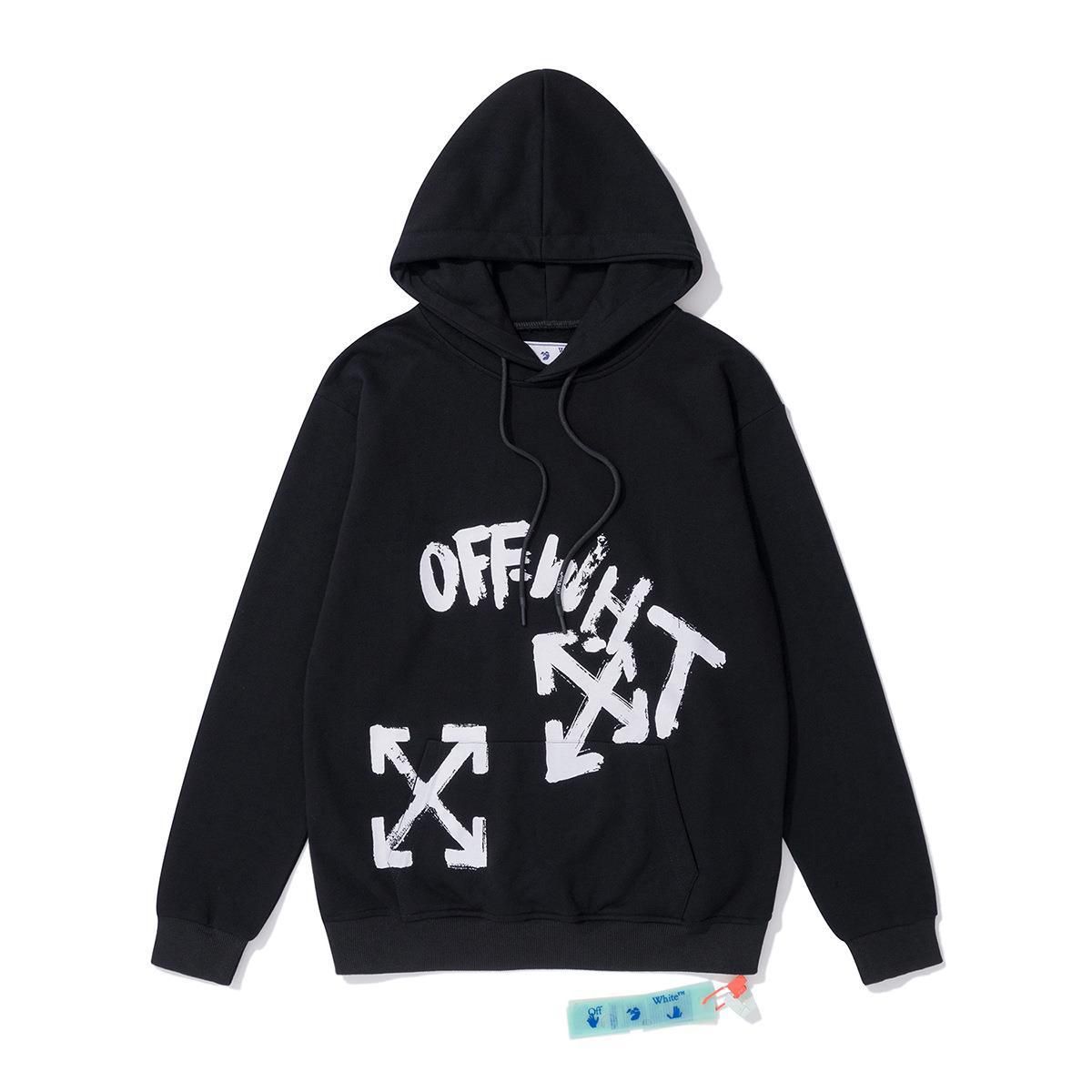 HOODIE OFF WHITE OIL PAINTING SCRIPS SKATE