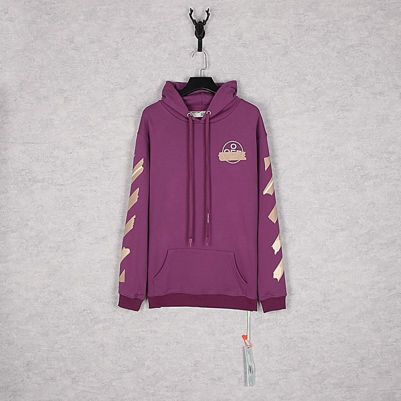 HODDIE OFF WHITE TAPE ARROWS SWETSHIRT