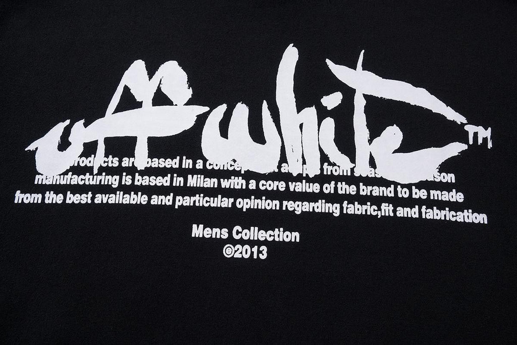 HOODIE OFF WHITE OIL PAINTING SCRIPS SKATE