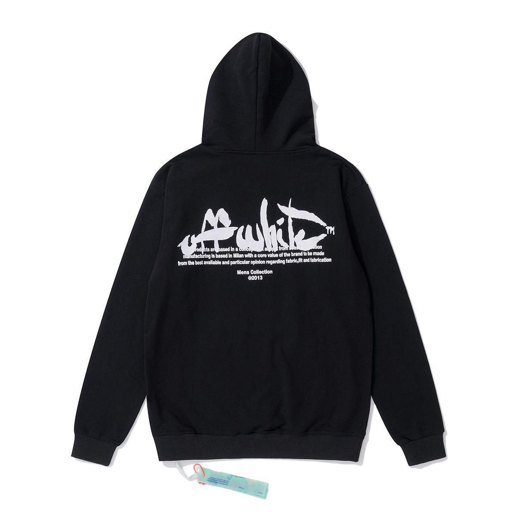 HOODIE OFF WHITE OIL PAINTING SCRIPS SKATE