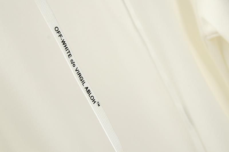 HODDIE OFF WHITE TAPE ARROWS SWETSHIRT